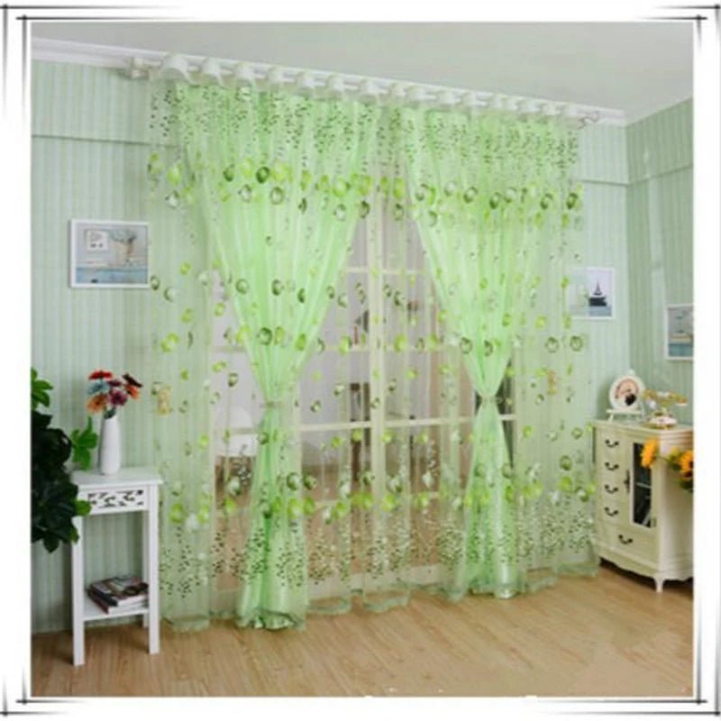 TULEVIA – Modern Plain Sheer Curtains for Living Room & Bedroom