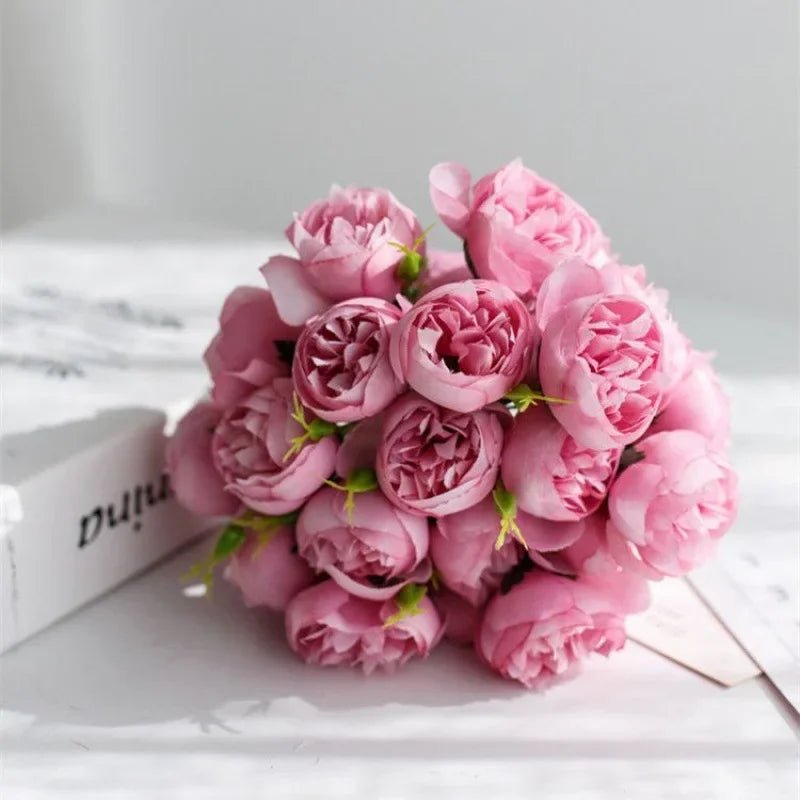 PEONIVA – Decorative artificial flower bouquet for vases and tables