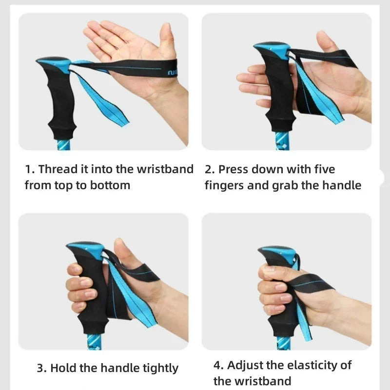 FoldTrek Poles - Foldable trekking poles for hiking & outdoor adventures