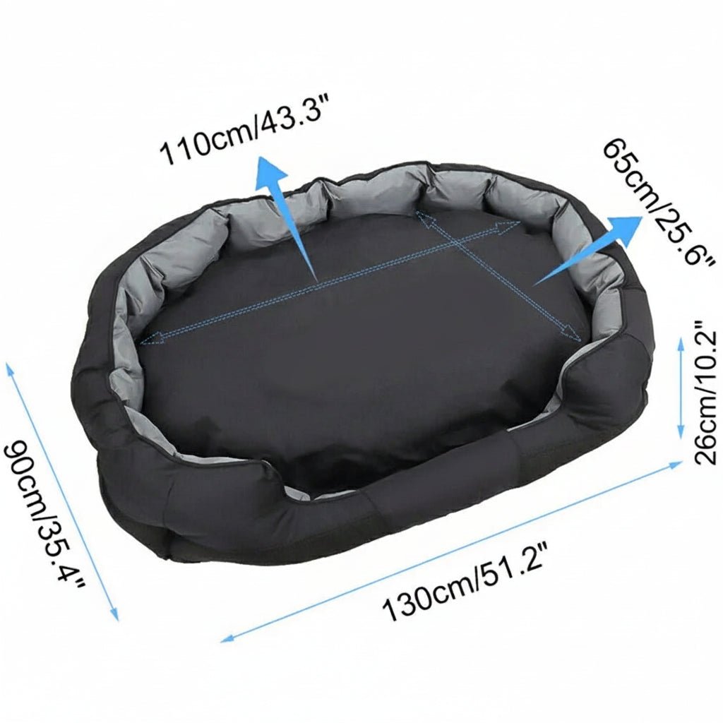 PETSOFA – Orthopedic Foam Dog Bed in a Cozy Washable Basket Design