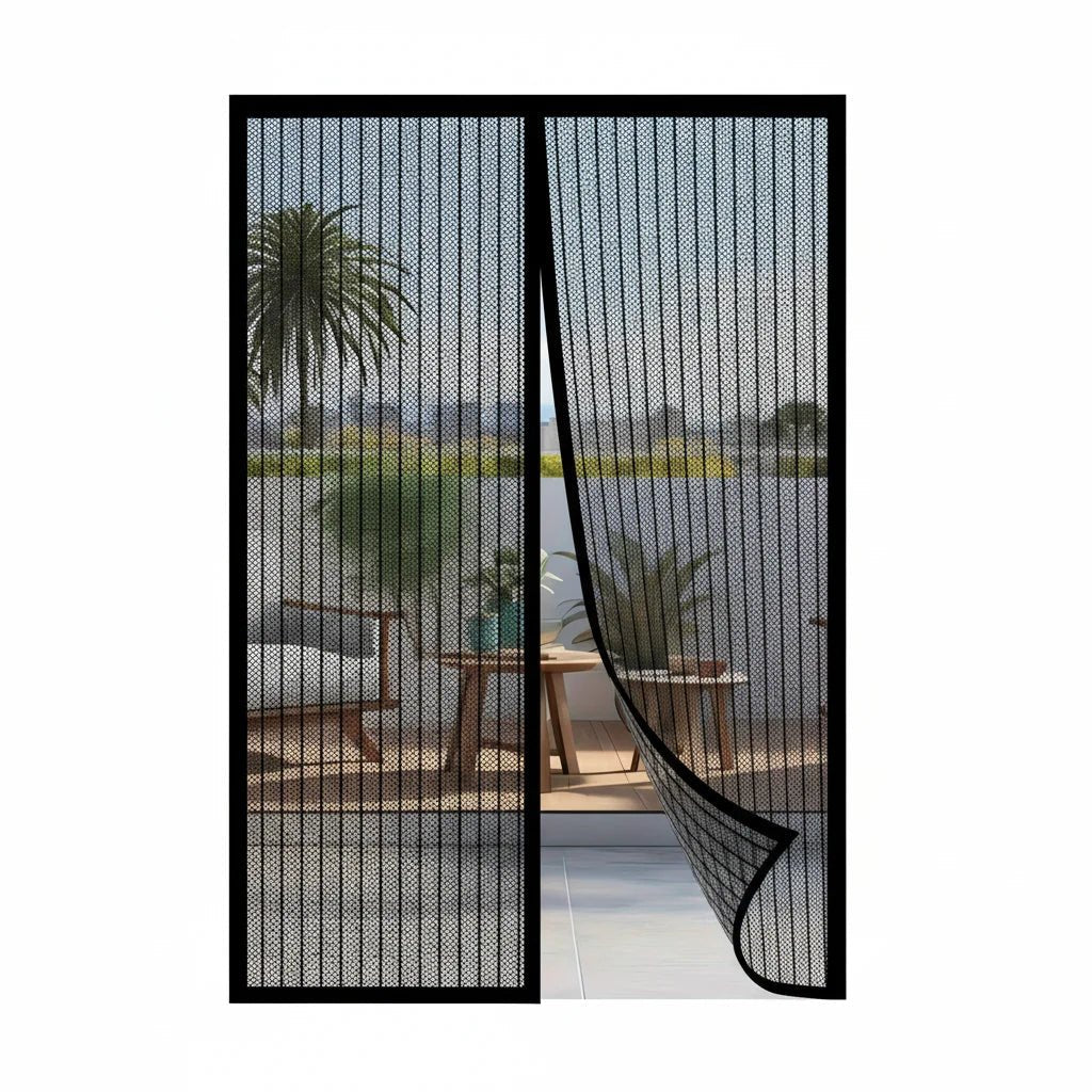 BREEZEMESH – Magnetic Hands-Free Door Screen Curtain