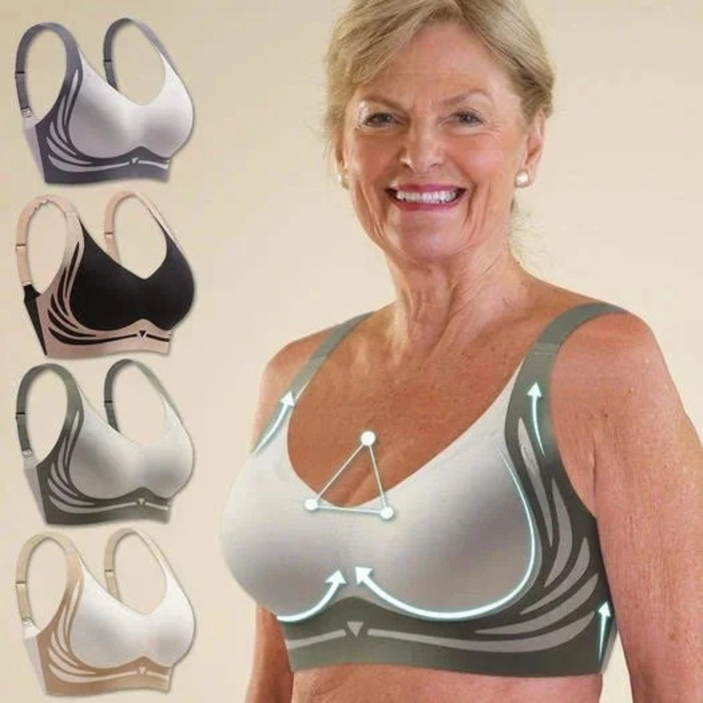 CURVANA – Wireless Bra for All-Day Comfort and Support