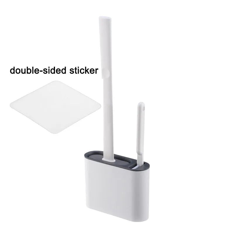 SILICLEAN – Silikon-Toilettenbürste mit Halter für hygienische Reinigung 8