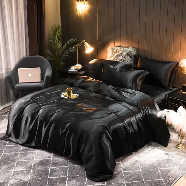 SILVALOOM – Housse de couette en soie luxueuse pour un sommeil réparateur