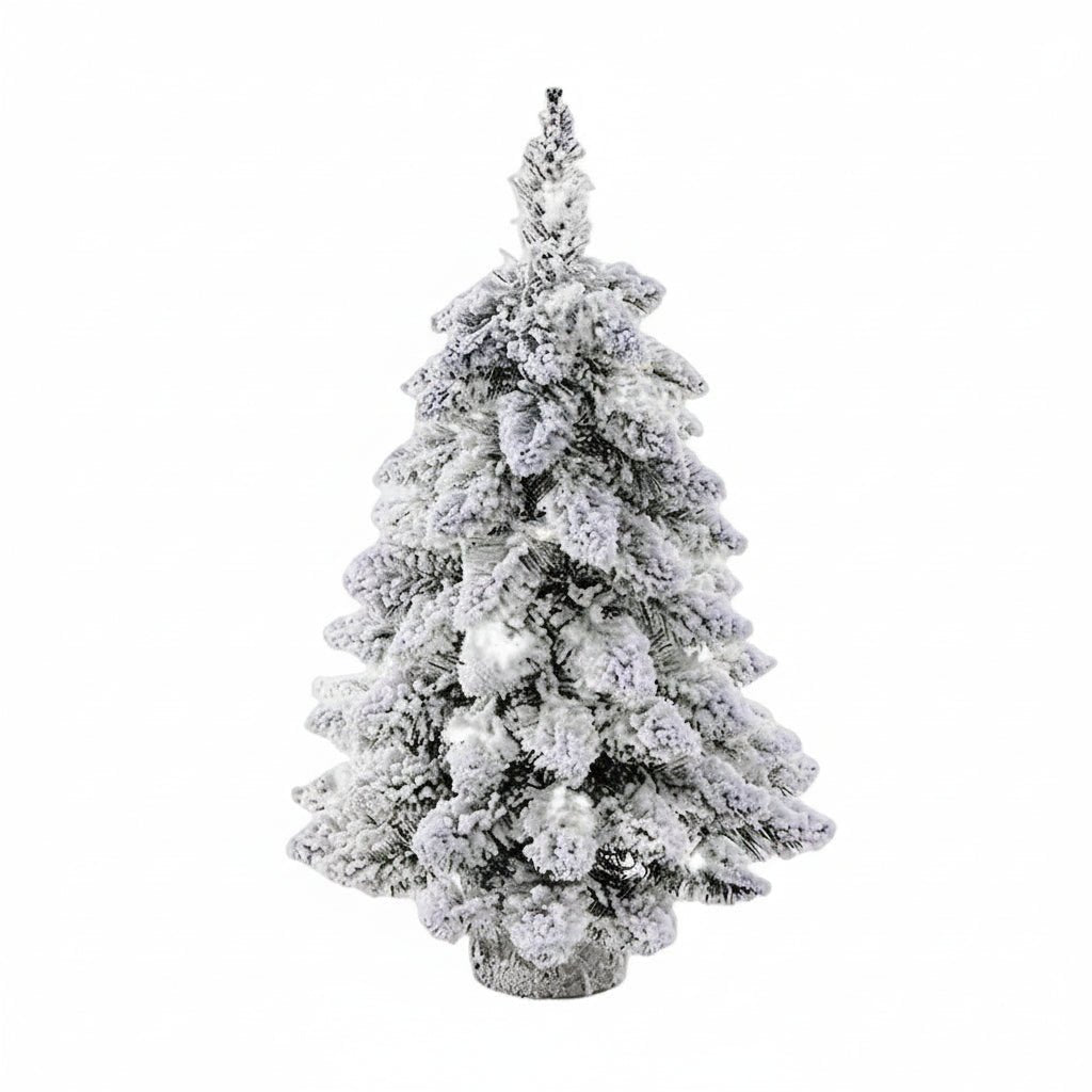 SNOWLITE TREE – 45 cm Mini-Weihnachtsbaum mit LED-Beleuchtung und schneebedecktem Design 7