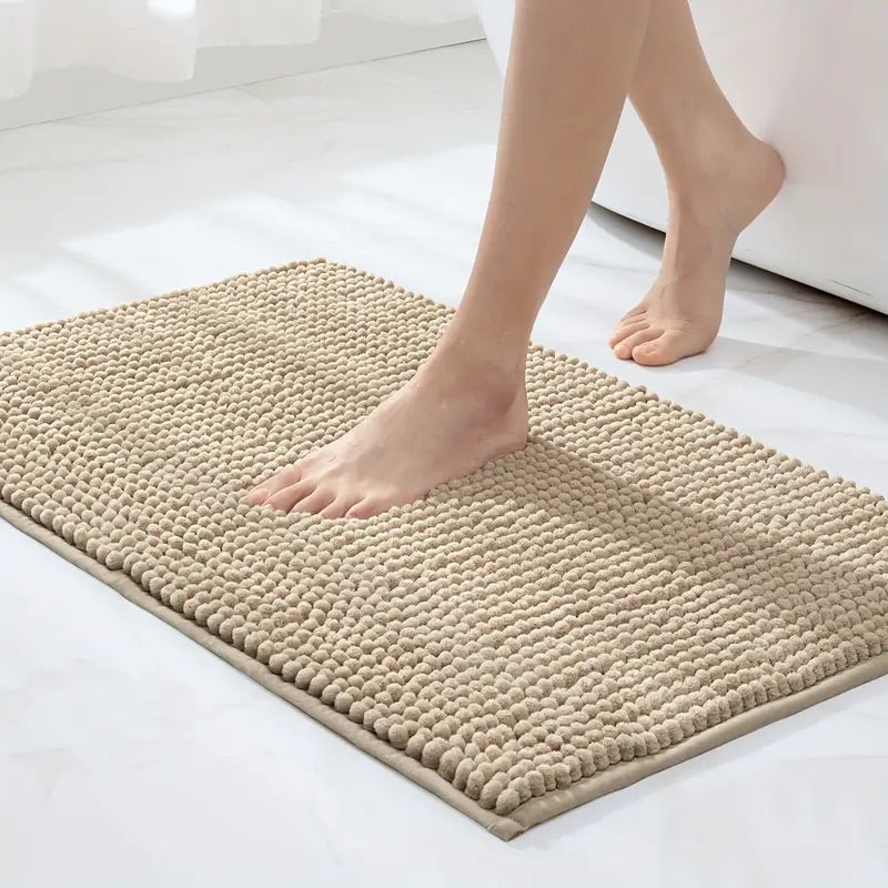 SOFTDRY – Chenille-Mikrofaser-Badematte mit rutschfester Unterseite 6