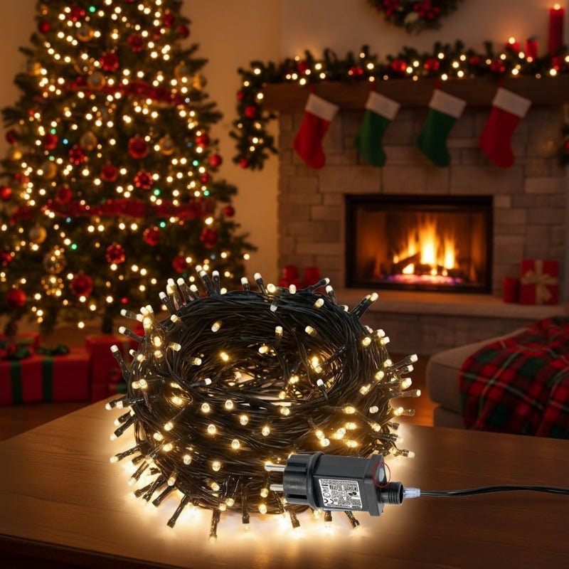 STARDRAPE – 10 m wetterfester LED-Lichtervorhang für die Außendekoration 0