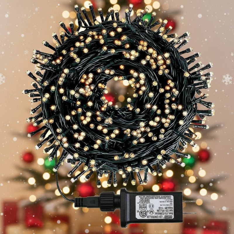 STARDRAPE – 10 m wetterfester LED-Lichtervorhang für die Außendekoration 2