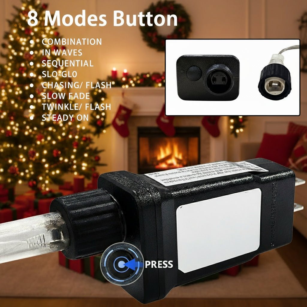 STARDRAPE – 10 m wetterfester LED-Lichtervorhang für die Außendekoration 3