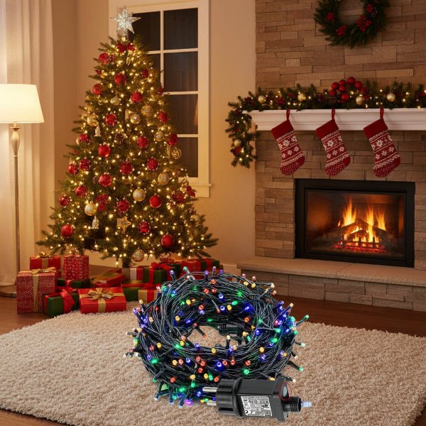 STARDRAPE – 10 m wetterfester LED-Lichtervorhang für die Außendekoration 7