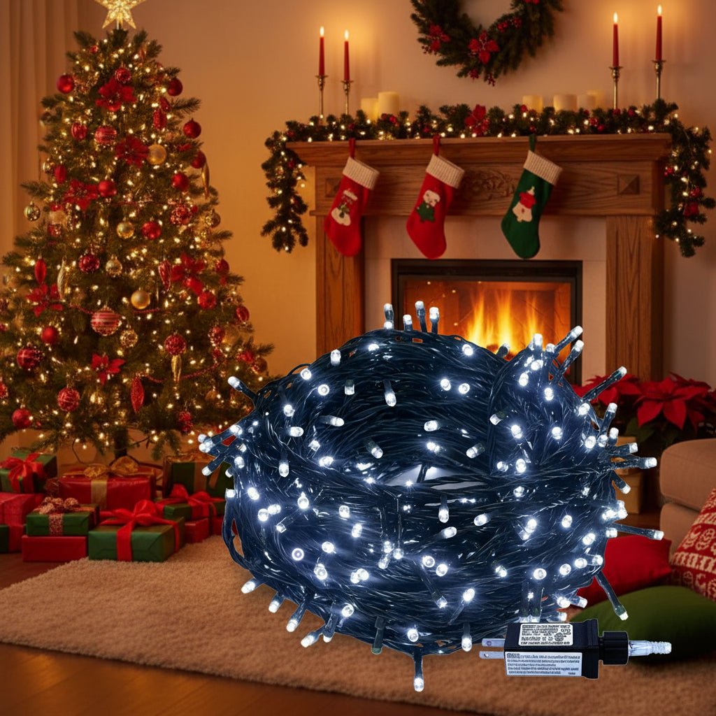 STARDRAPE – 10 m wetterfester LED-Lichtervorhang für die Außendekoration 8