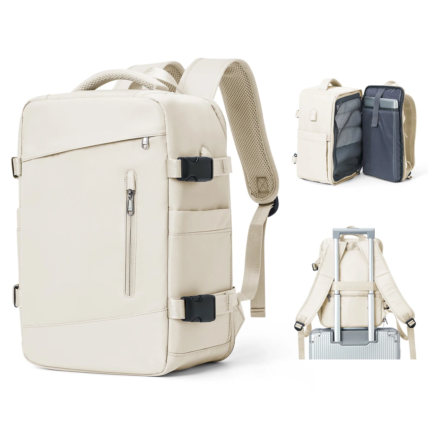 Variant image for Vielseitiger Damen Rucksack für Reisen – Modernes Design, Handgepäck geeignet, Leichtgewicht, Geräumig-2