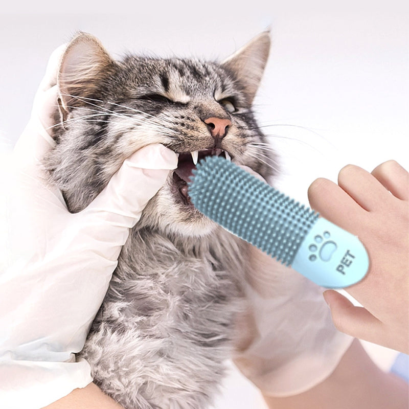 DENTEEZ – 360° Finger Toothbrush for Dogs & Cats