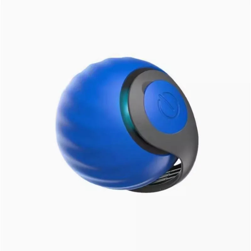 PlayPaws Interactive Rolling Toy - USB Rechargeable with Faux Tail for Pets