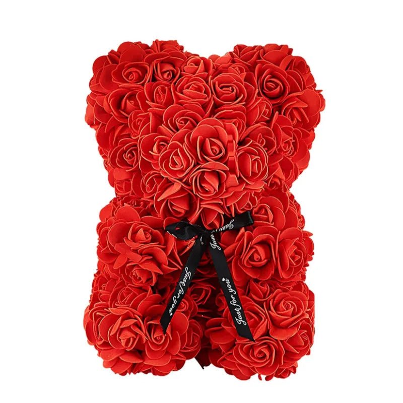 ROSEBLOOM BEAR – Ours en peluche en roses éternelles fait main