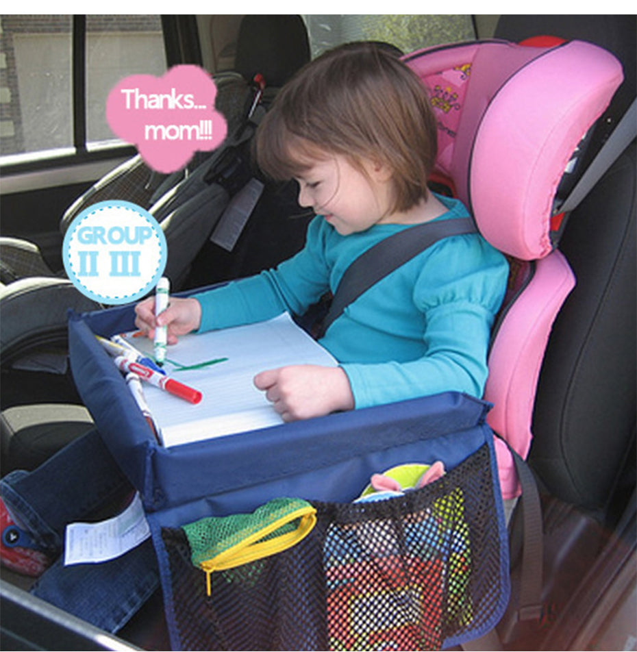 PlayPort – Bandeja de viaje para niños para snacks y juegos – ideal para llevar
