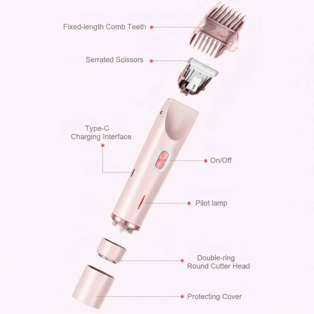 GLISSETTE – Electric shaver for women with smooth, skin-friendly use