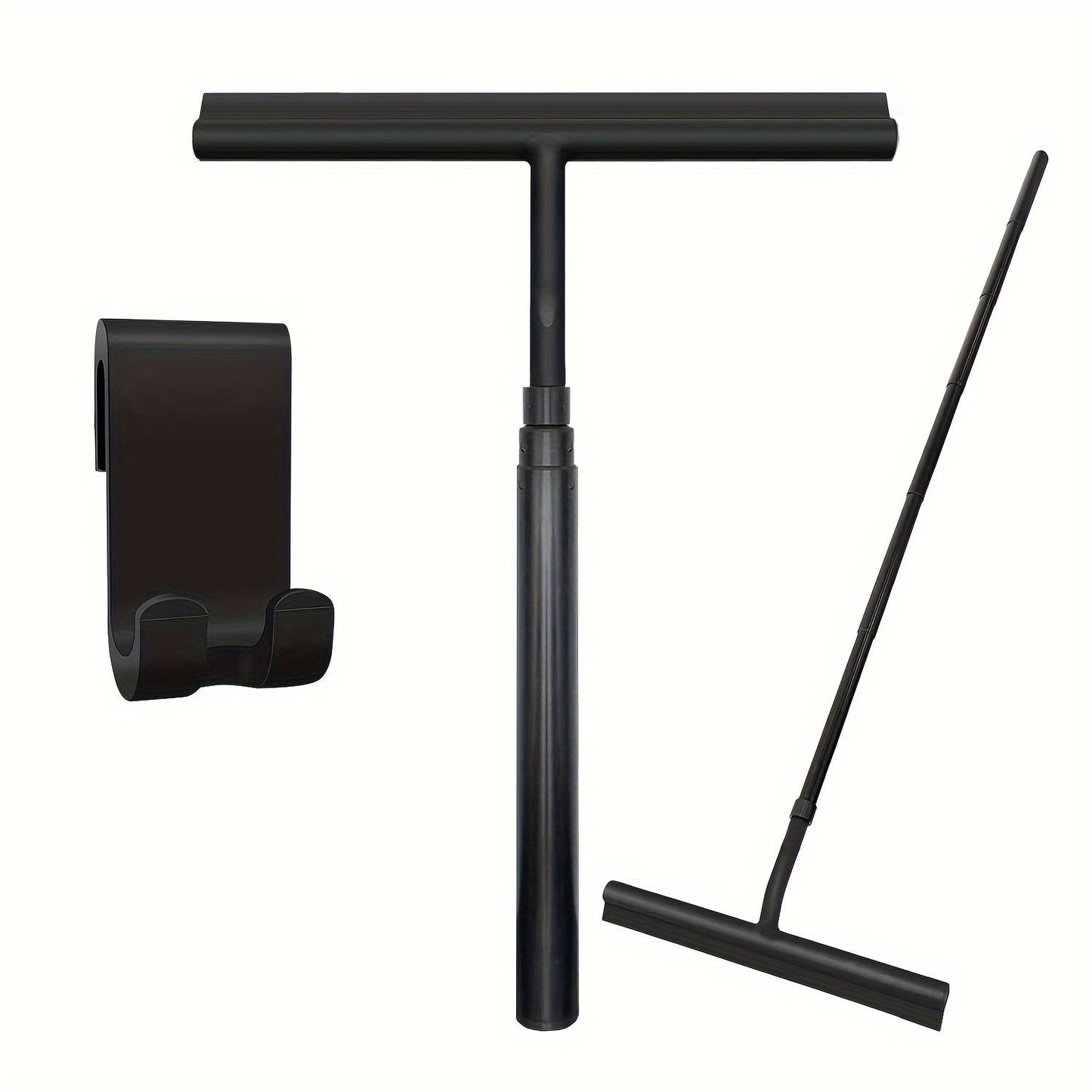 DELUXE Shower Squeegee - Telescopic shower squeegee for glass & floor without bending down
