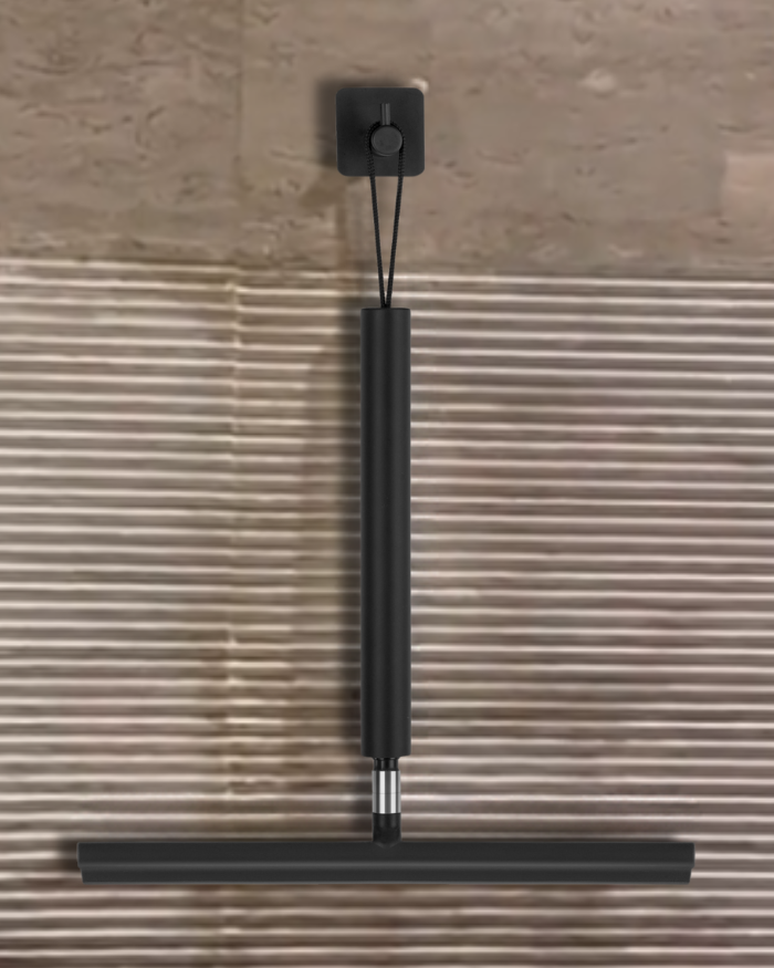 DELUXE Shower Squeegee - Telescopic shower squeegee for glass & floor without bending down