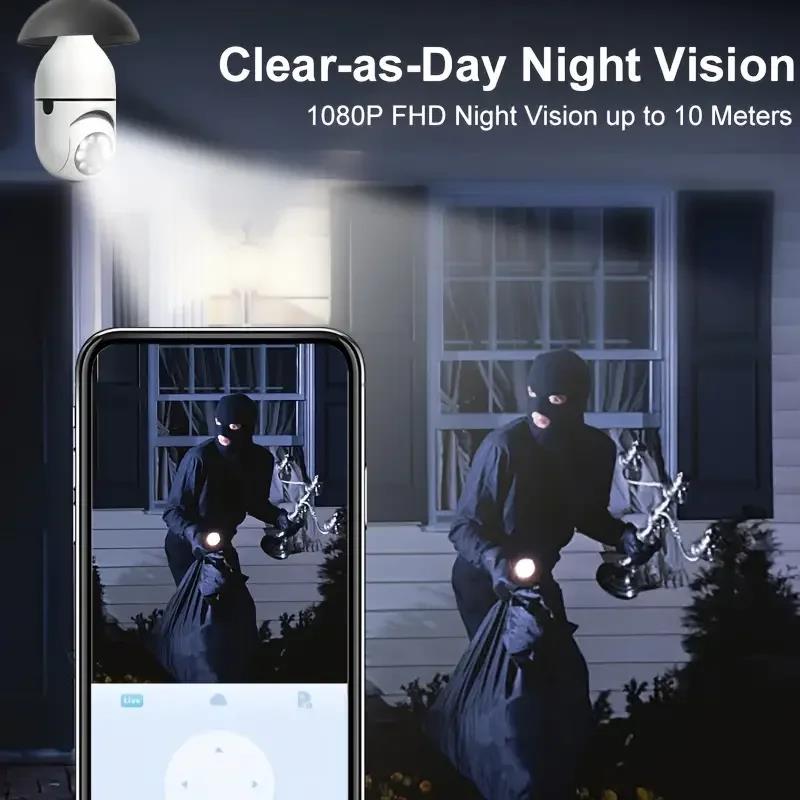 SafeView 360 – Intelligente Sicherheitskamera mit 360° Überwachung & Nachtsicht