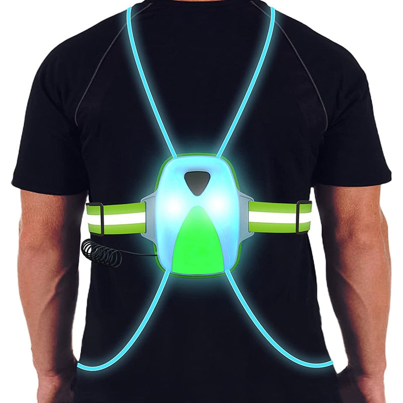 ReflectGlow - Sicherheitsweste mit LED-Beleuchtung für maximale Sichtbarkeit beim Laufen-5
