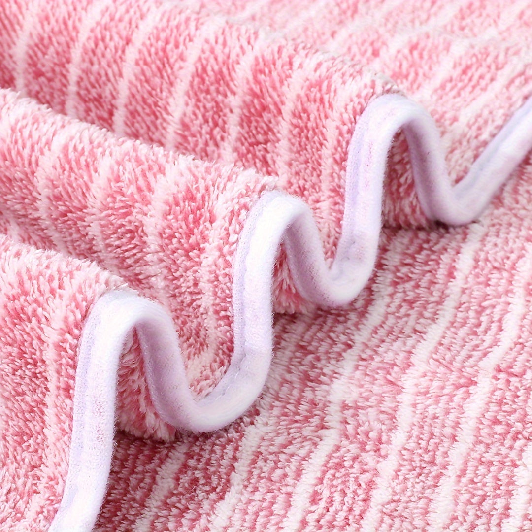 Luxury coral bath towel set - Ultra soft & absorbent for ultimate comfort