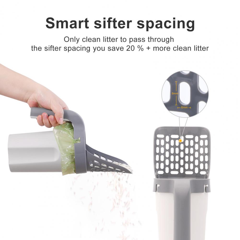 EASYSCOOP - Hygienic cat scoop with odour-stop function