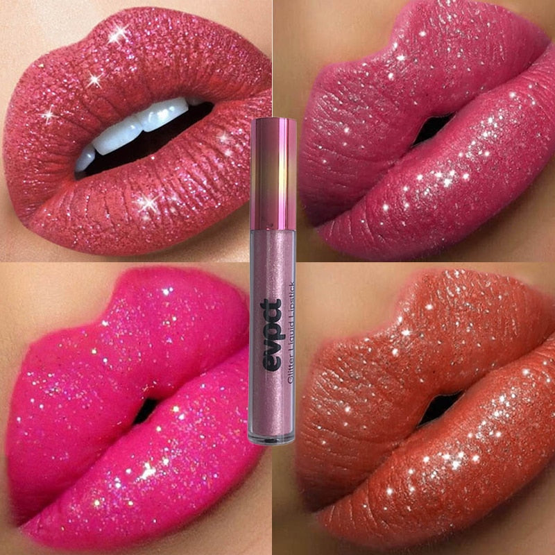 Diamantlippe - Wasserdichter Lippenstift Mit Intensivem Glanz Und Glitzer-5