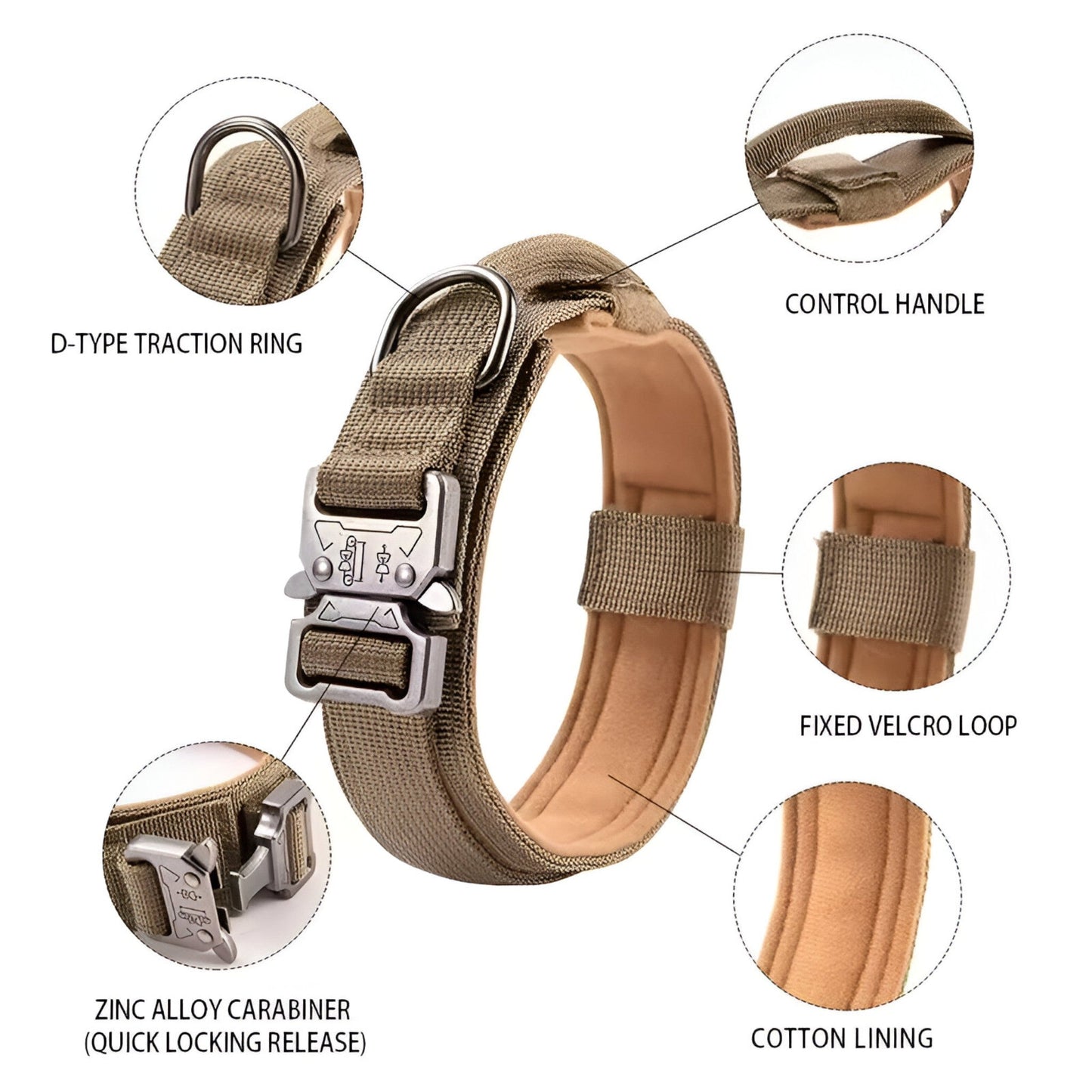 Taktisches Hundehalsband Set – Langlebig, Komfortabel & Sicher für Aktive Hunde-5