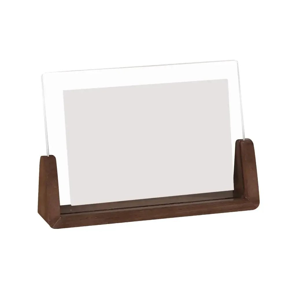 PHOTIQUE – Marco acrílico para escritorio para recuerdos elegantes y decoración de mesa limpia