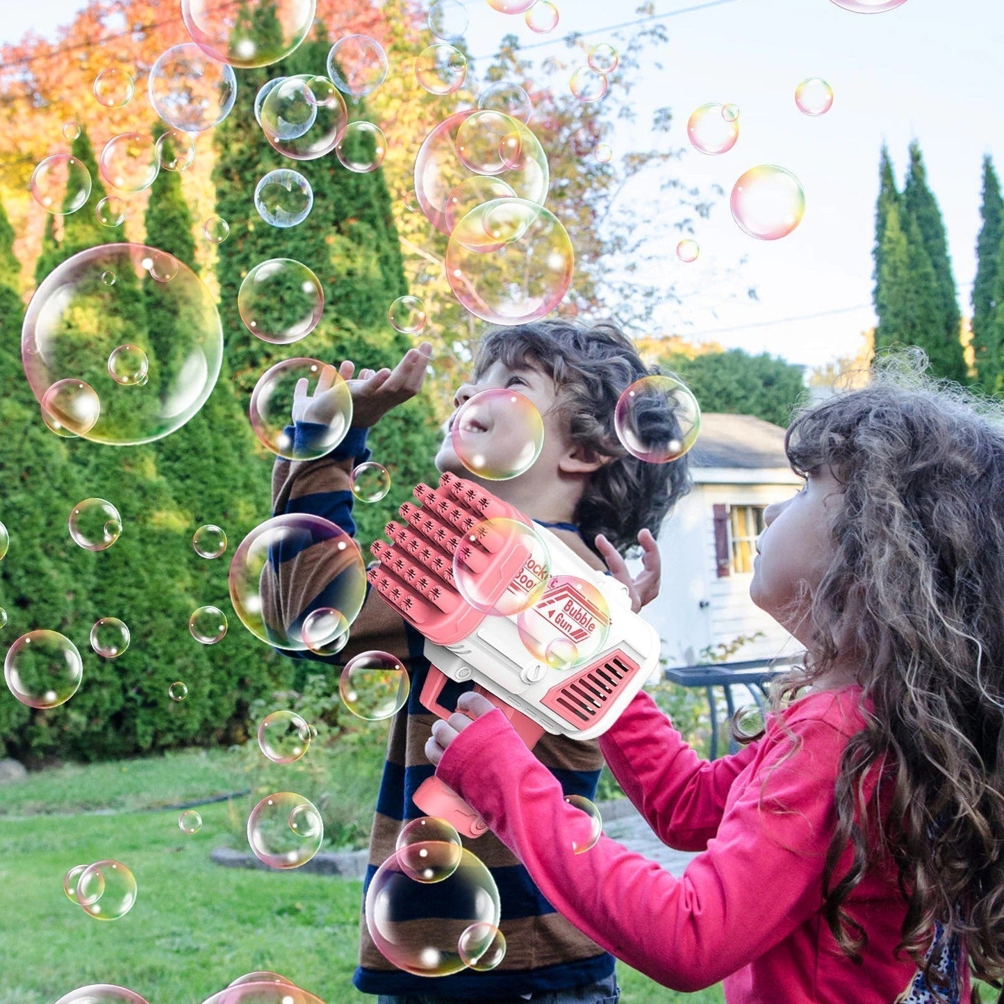 Endlosbubbles Blaster - Spaß ohne Batterien für alle-3