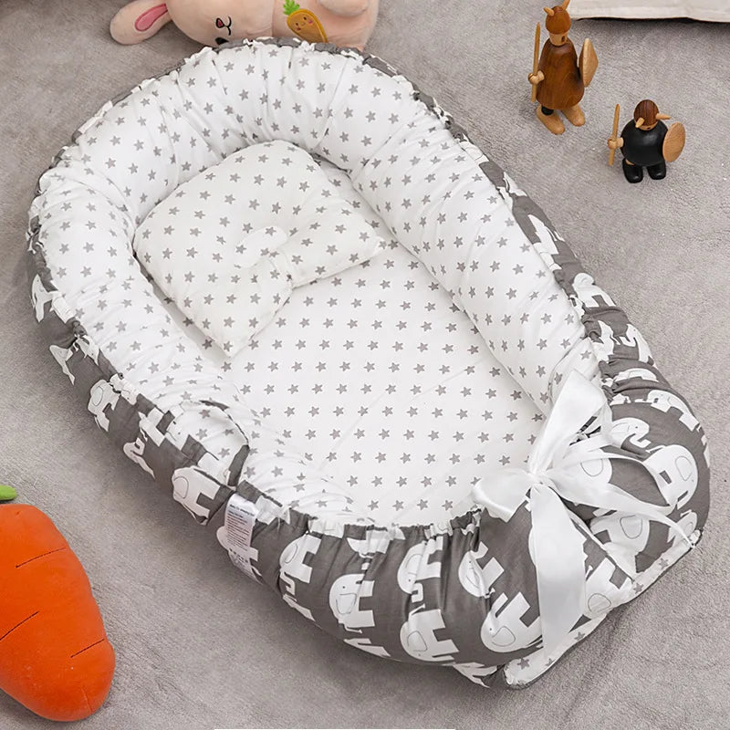 NapNest – Cuna plegable para bebé para un sueño seguro en casa y de viaje
