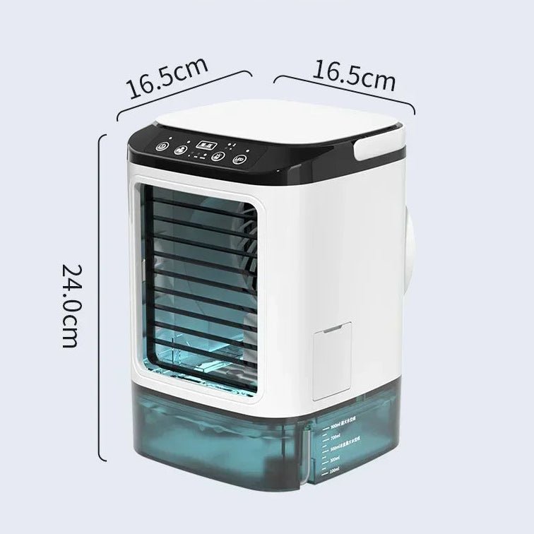 MISTHAVEN – Ventilateur portable avec fonction de brumisation rafraîchissante
