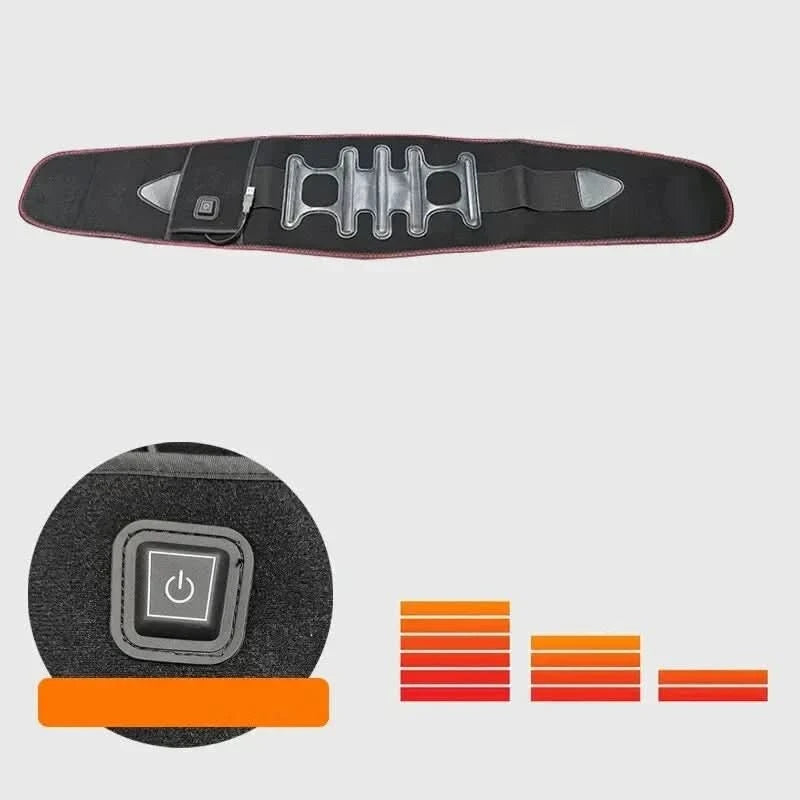Ergonomischer Heizgürtel Mit Einstellbarer Wärme Für Rückenschmerzen Relief-6