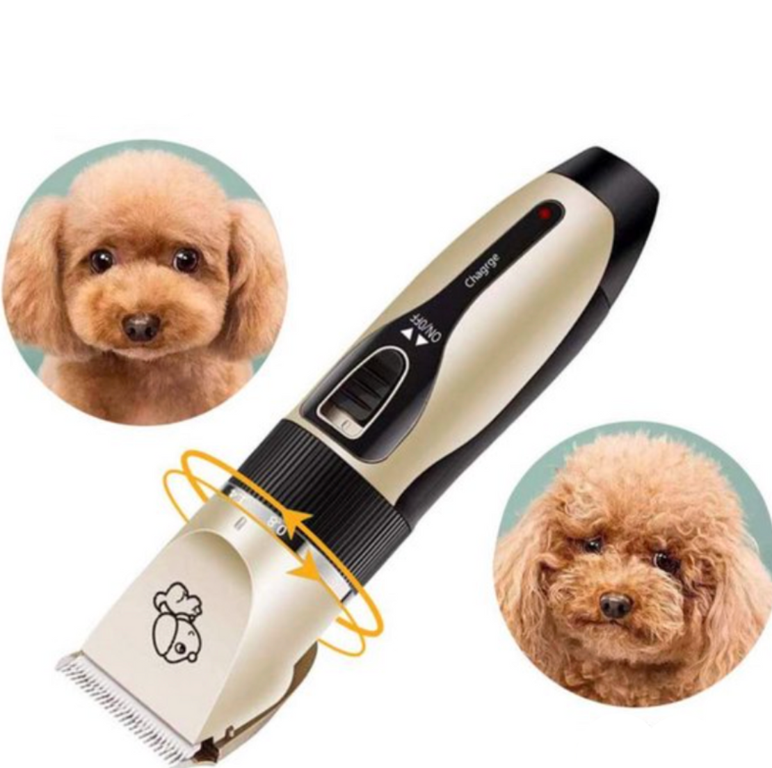 Petts Groomer - Professioneller Hund Trimmer + Pinsel-3