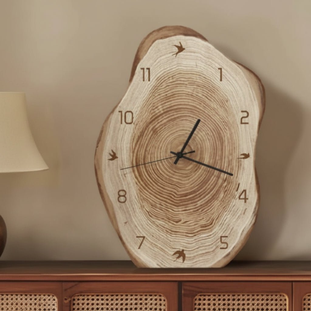 TIMEWAVER – Moderne wandklok in onregelmatige ringvorm voor elke kamer
