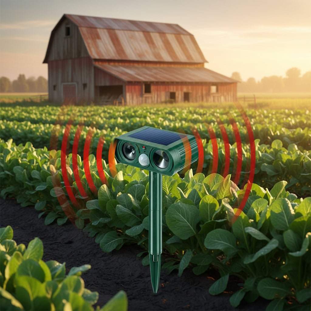 ECOPEL – Eco-friendly solar animal repellent for animal-friendly garden protection