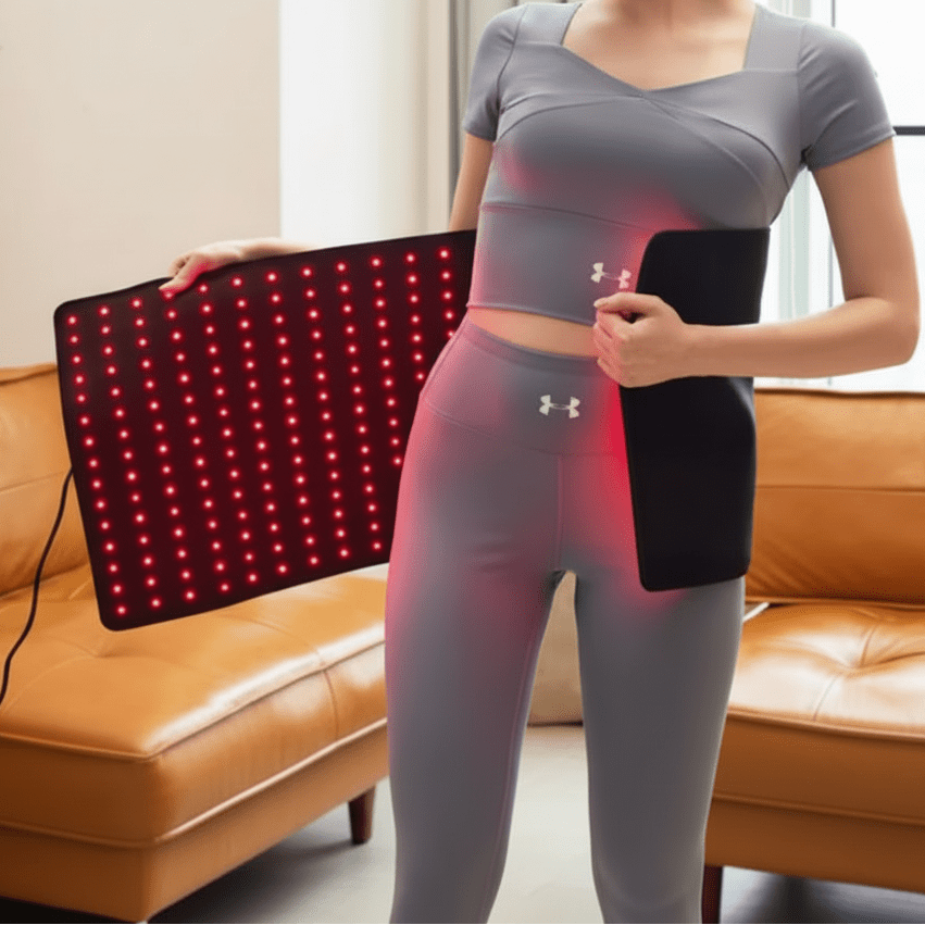 RELAXTHERM – Red Light Therapy Heating Pad for Deep Muscle Relaxation