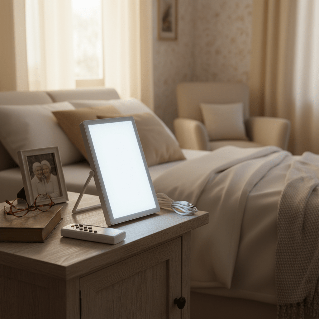 Sunbeam LED Therapy Lamp – Mood Light with 10,000 Lux for Energy & Focus