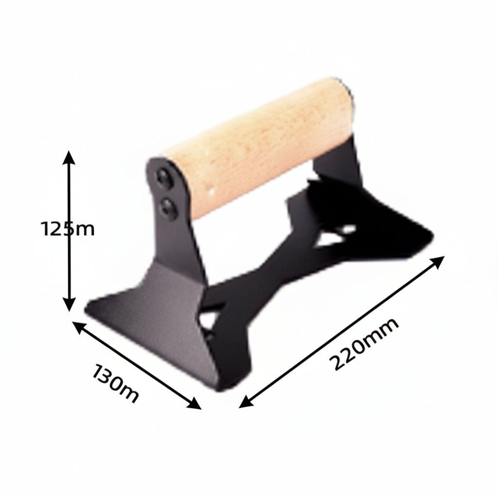 POWERGRIP – Ergonomic wooden parallettes with steel core