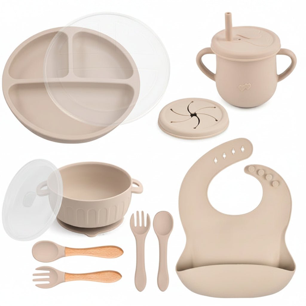 SOFTBITE – Silicone Feeding Set for Babies to Eat Independently
