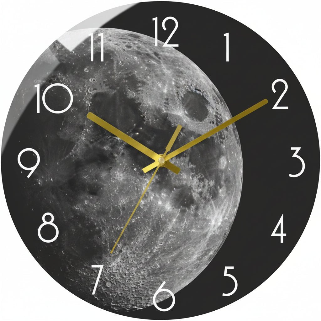 FRAMECLOCK – Modern Wall Art Clock with Glass Design for Stylish Room Accents