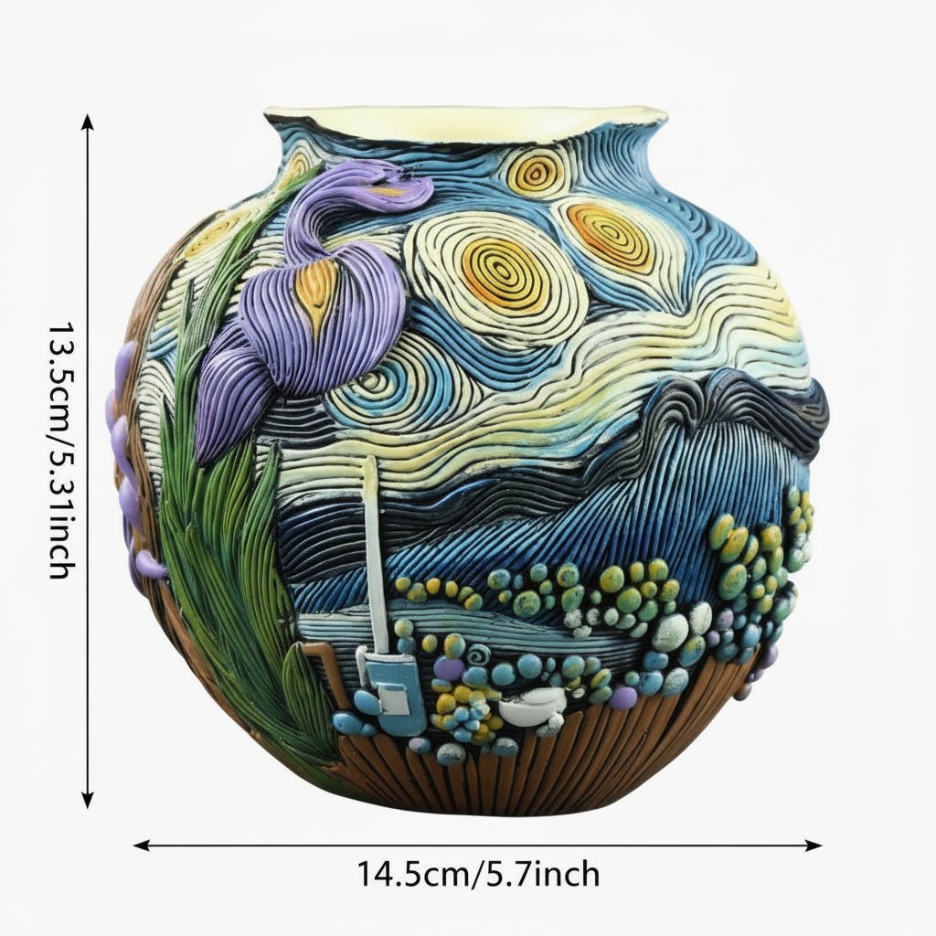 LUMIVASE - Handcrafted Resin Flower Vase for Creative Arrangements