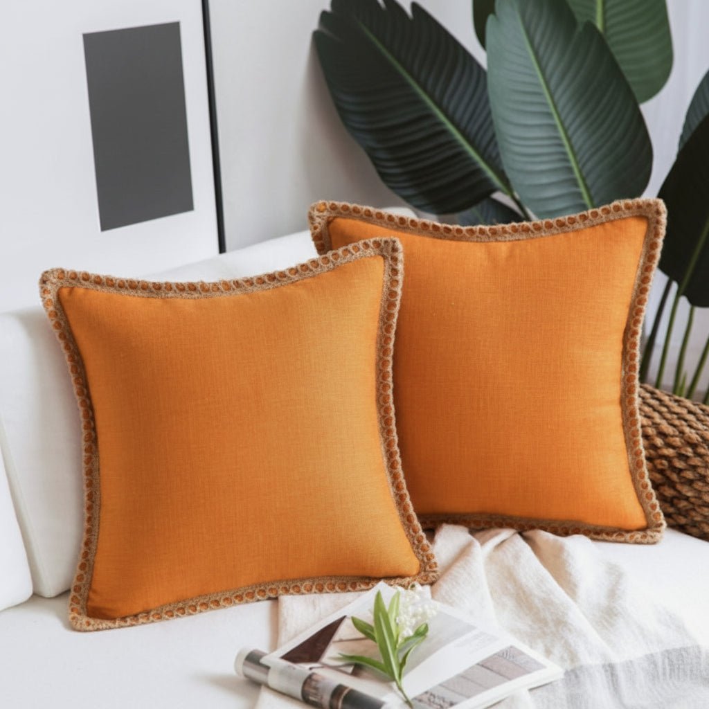 DEKOLIEBE – Elegant French-style decorative cushion with vibrant color design