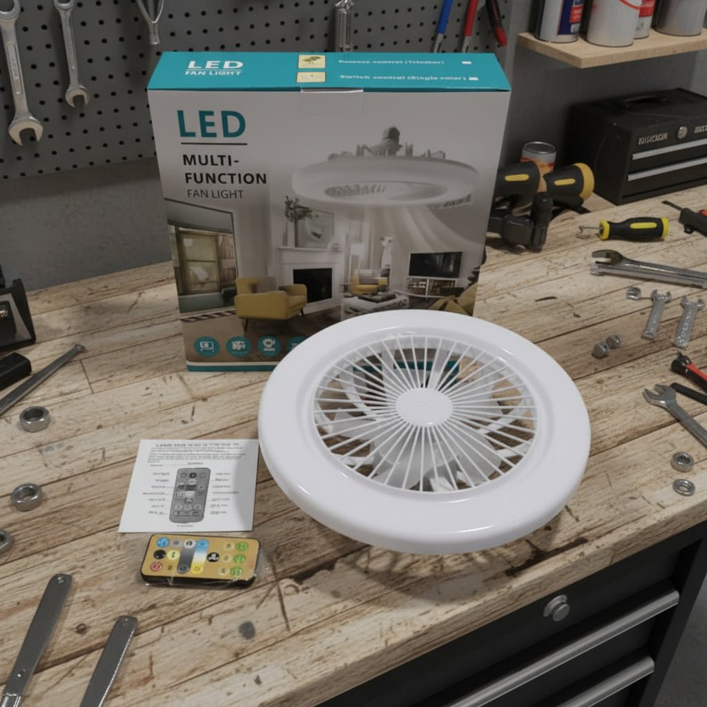 BREEZELIGHT – Ceiling Fan with Light & Remote Control