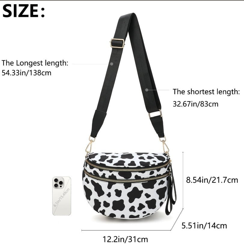 MARELLA – Stylish Checkered Crossbody Bag for Every Day