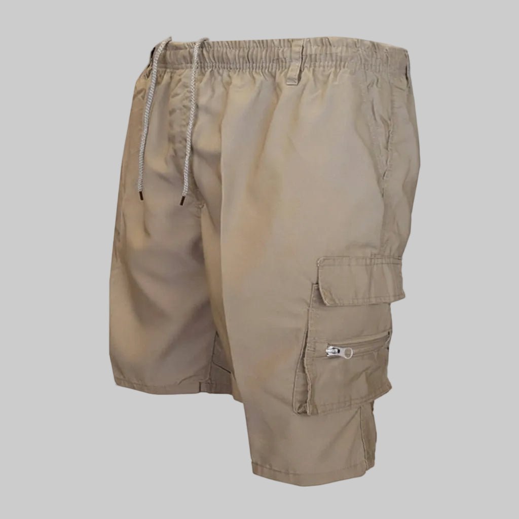 PARISFLOW - Men's Cargo Shorts with Modern Paris Print Design