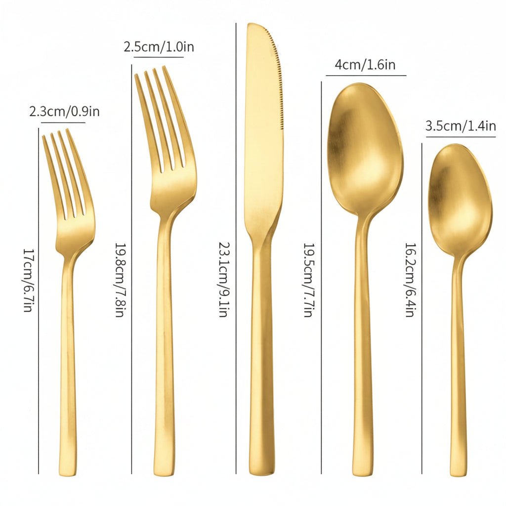ELEGANCECUT – 30-piece stainless steel cutlery set for 6 people