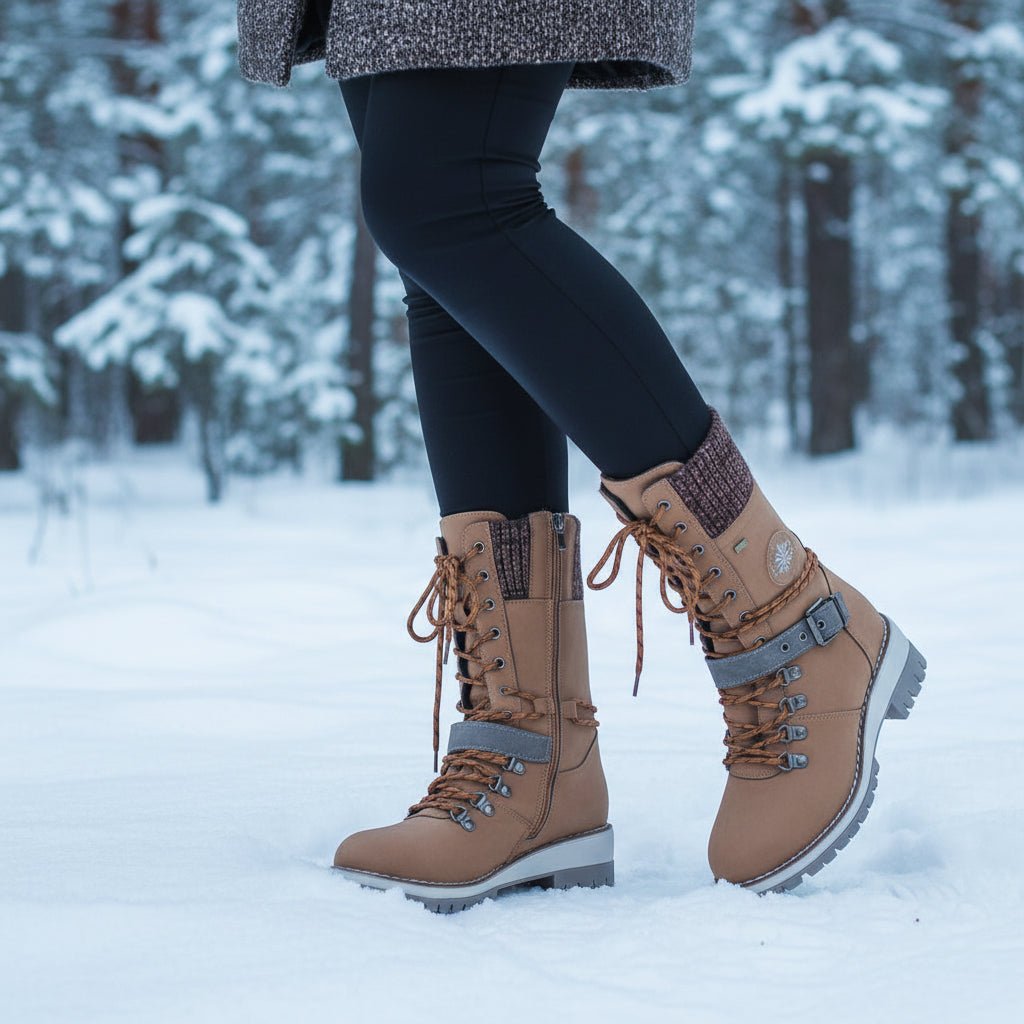 FROSTYNX – Bottes d'hiver orthopédiques pour femmes avec design étanche et doublure thermique