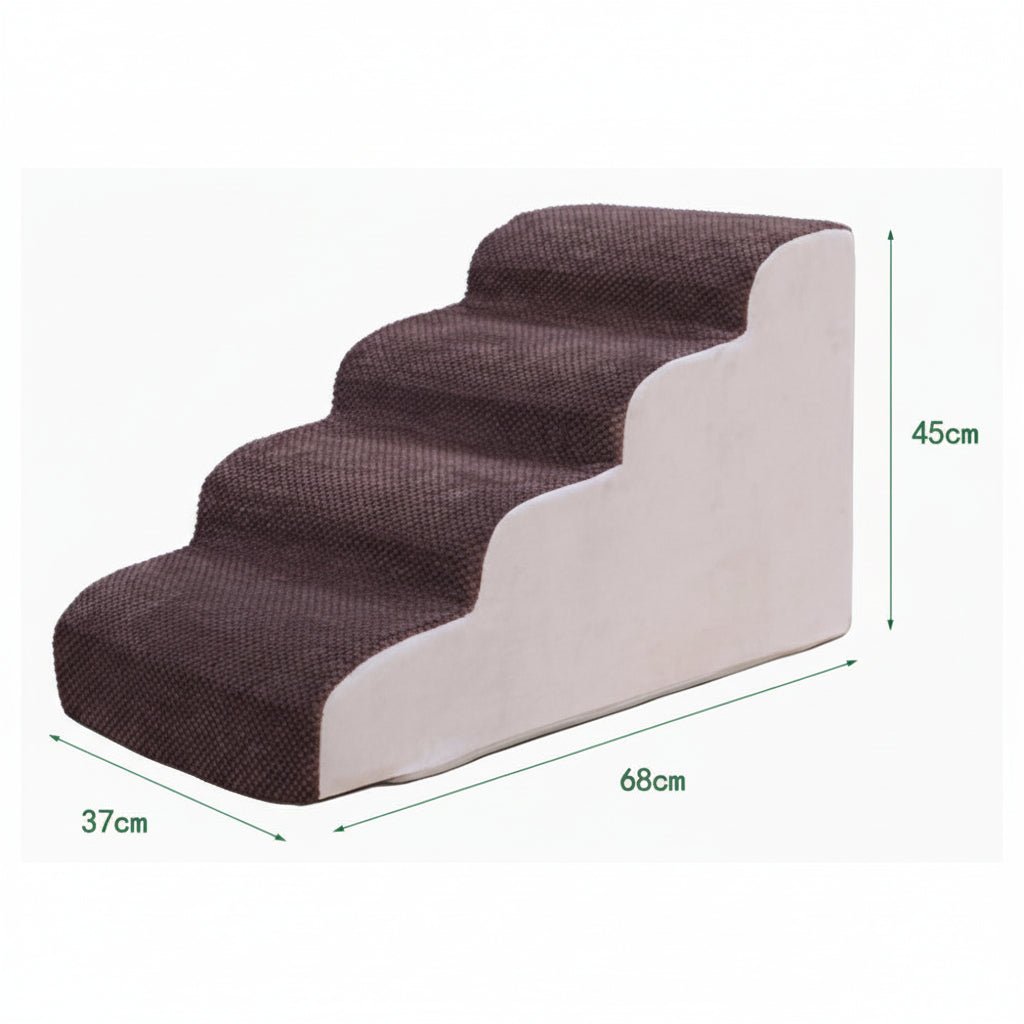 DENSESTEP – Escalera para perros de espuma de alta densidad para uso seguro en interiores